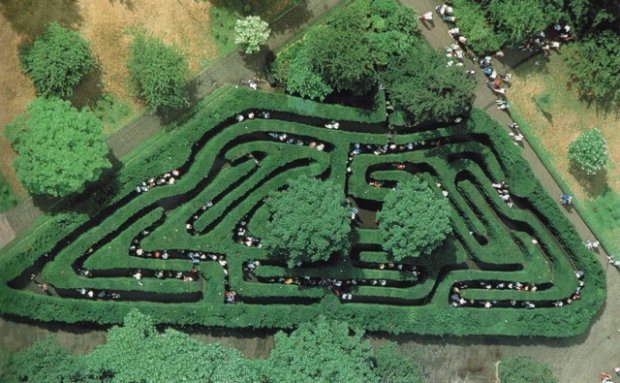 hampton-court-maze-aerial-view