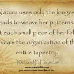 Nature-uses-only-the