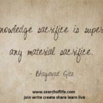The-knowledge-sacrifice