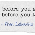Think-before-you-speak