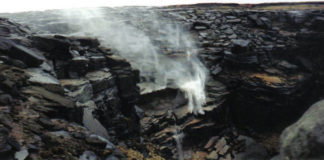 Kinder Downfall – The Waterfall that Cascades in Reverse